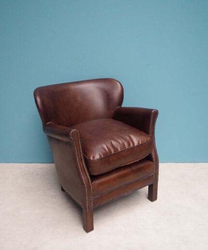 Fauteuil cuir Turner Chehoma