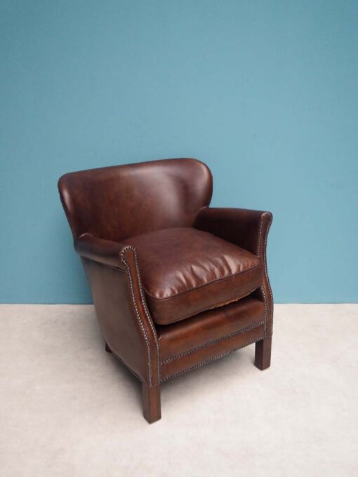 Fauteuil cuir Turner Chehoma