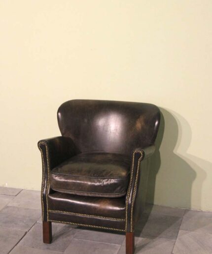 Fauteuil cuir Turner Camden Chehoma