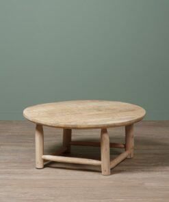 Table basse ronde bois brut Archipel