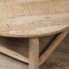 Table basse ronde bois brut Archipel