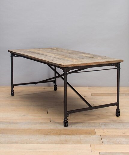 Upholstered table 183 cm elm