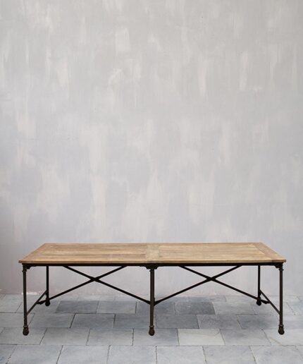 Upholstered table 270 cm elm
