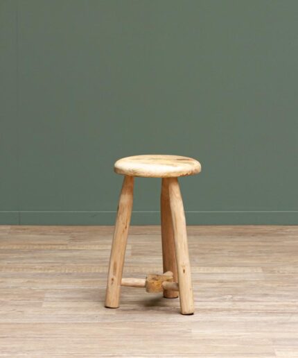 Archipel raw wood stool