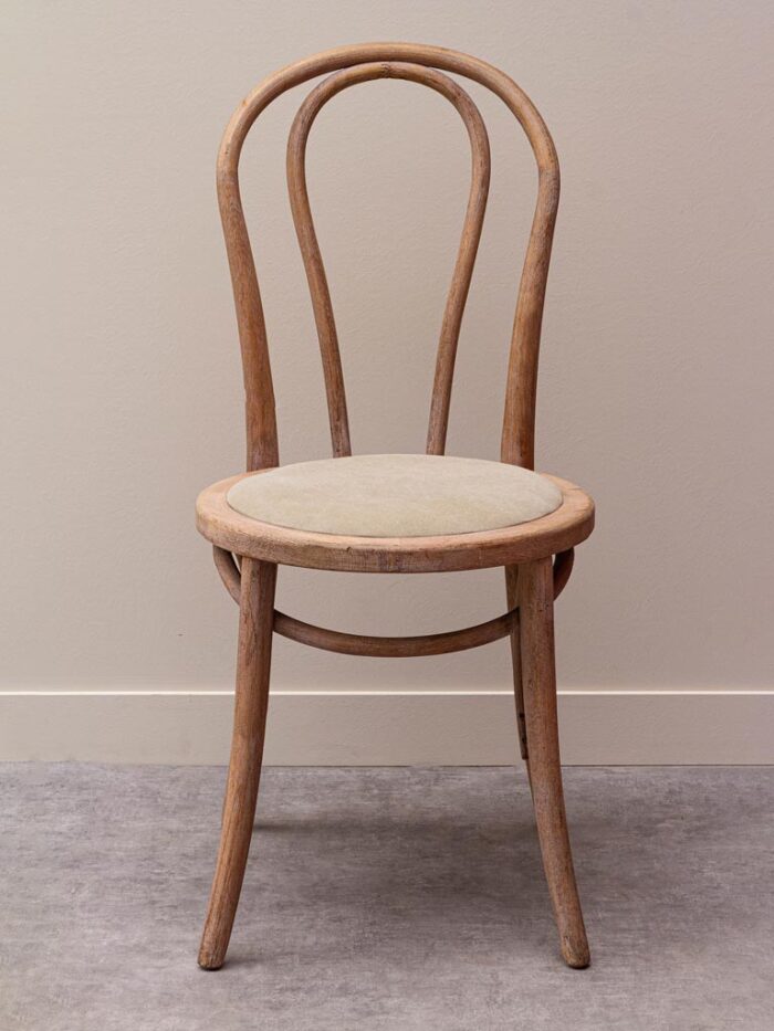 Chaise en bois dossier courbé Icon
