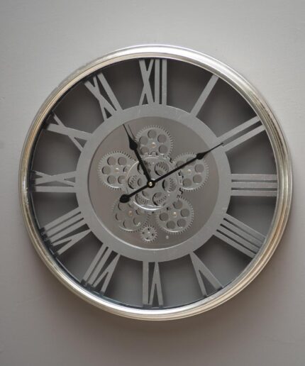 Elizabeth Transparent Gears Clock
