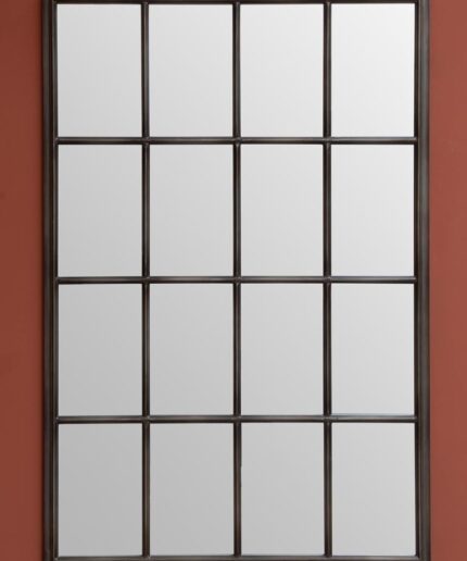 Squared metal mirror