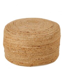 pouf jute naturel