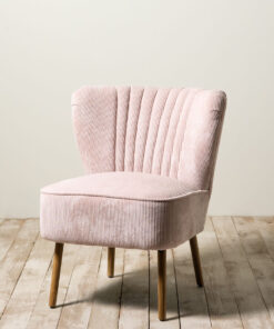 Fauteuil-Horner-velours-côtelé-rose-pâle-Chehoma-32344