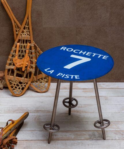 Chehoma blue ski slope table