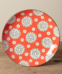 Set-12-grandes-assiettes-Bohemian-chehoma-rouge