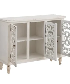 Buffet-campagne-bois-blanc-brossé-Ixia-600837-3