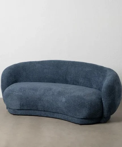 Großes Ixia-Sofa aus blauem Stoff-610231