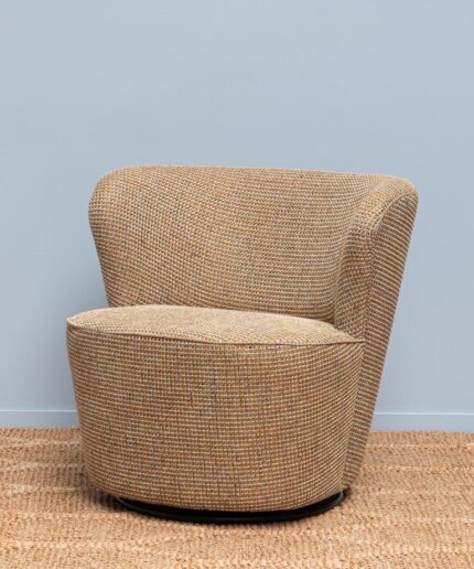 rotary-chair-beige-and-gold-tweedy-chehoma-35078